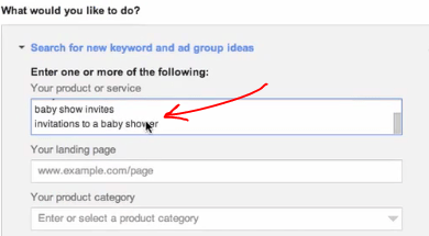 Keyword Planner adwords