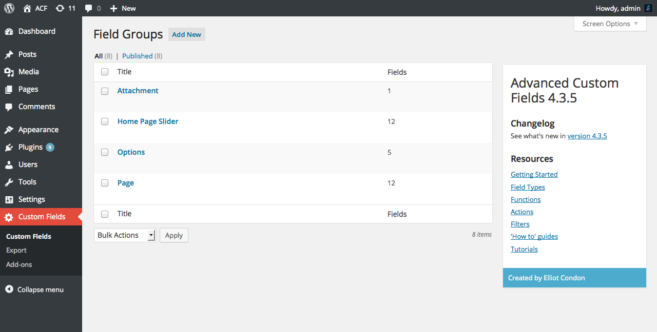 Customizing WordPress Themes with Advanced Custom Fields – Small ...